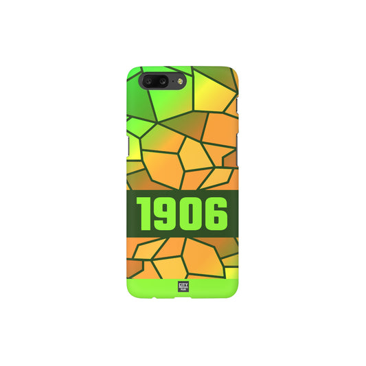 1906 Year Apple iPhone 14 Pro Max Glass Mobile Cover Cases (Olive Green)