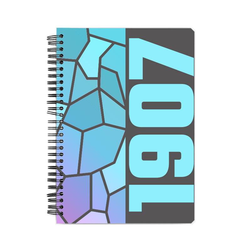 1907 Year Notebook (Charcoal Grey, A5 Size, 100 Pages, Ruled)