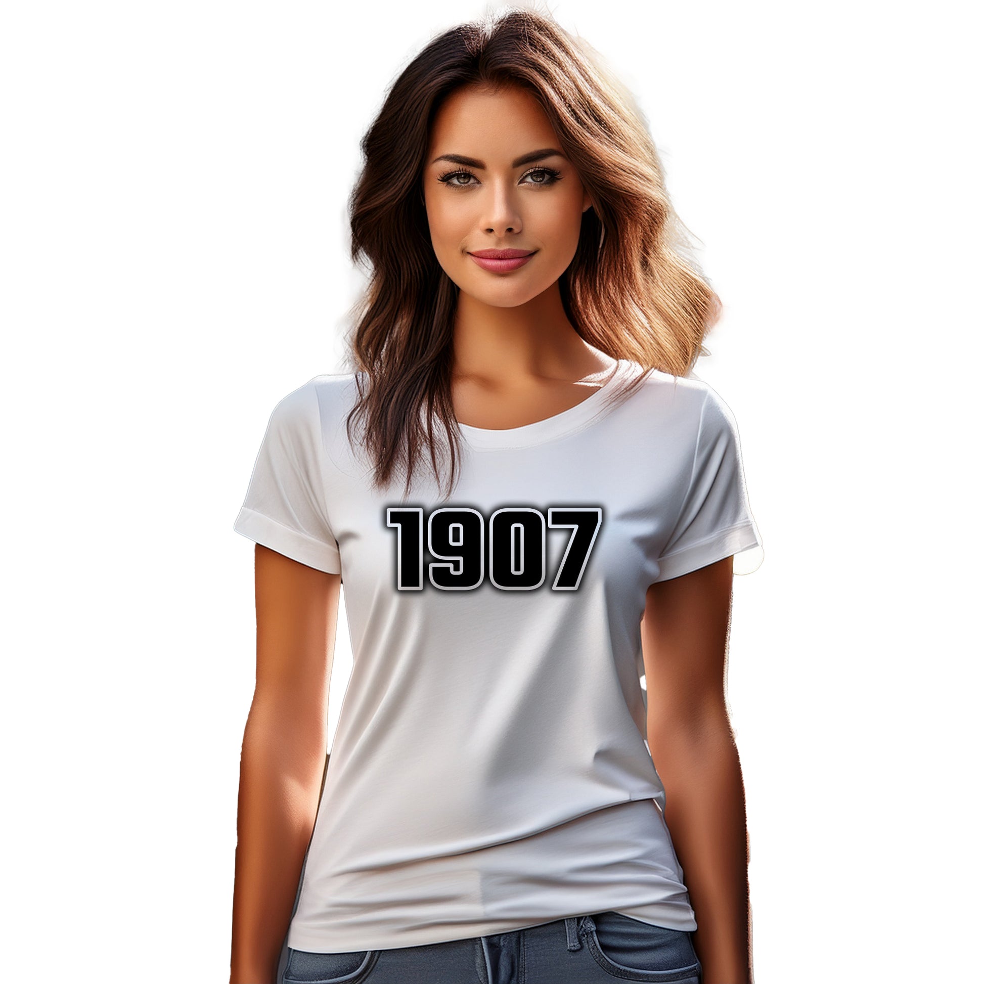 1907 Year Women T-Shirt (White)