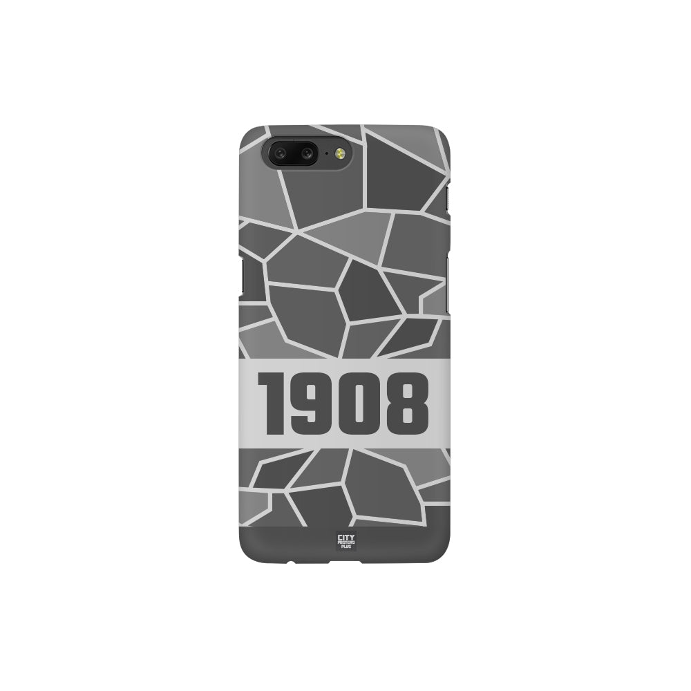 1908 Year Apple iPhone 14 Pro Max Glass Mobile Cover Cases (Melange Grey)