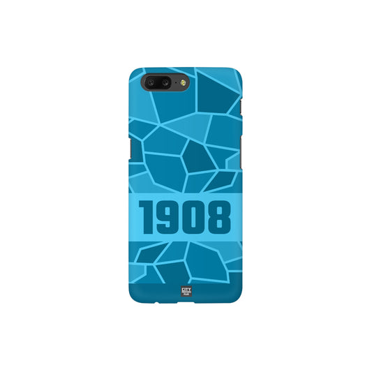 1908 Year Apple iPhone 14 Pro Max Glass Mobile Cover Cases (Sky Blue)