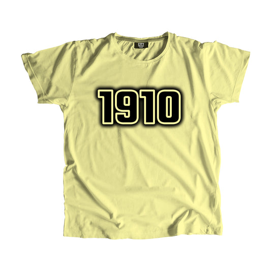 1910 Year Men Unisex T-Shirt (Butter Yellow)
