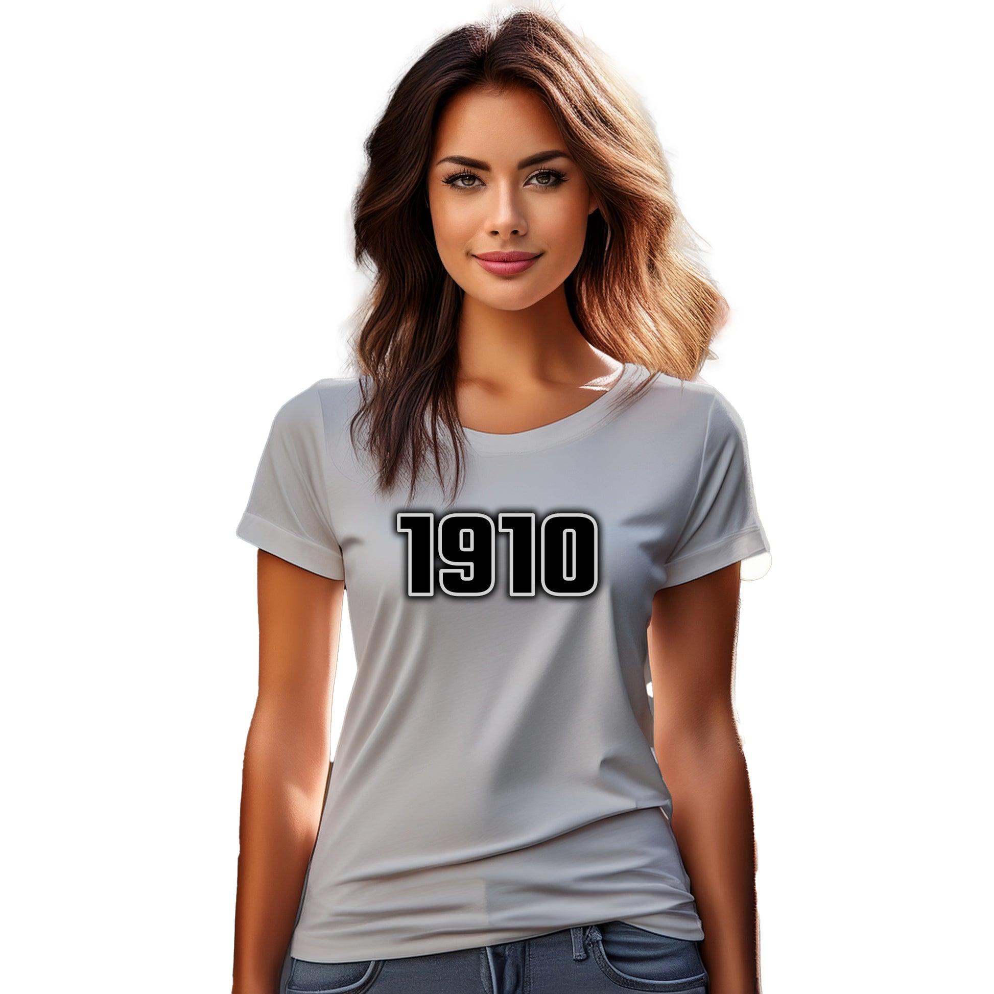 1910 Year Women T-Shirt (Melange Grey)