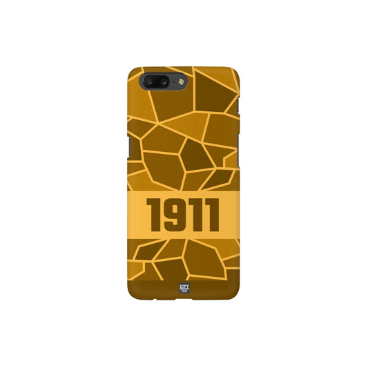 1911 Year Apple iPhone 14 Pro Max Glass Mobile Cover Cases (Golden Yellow)