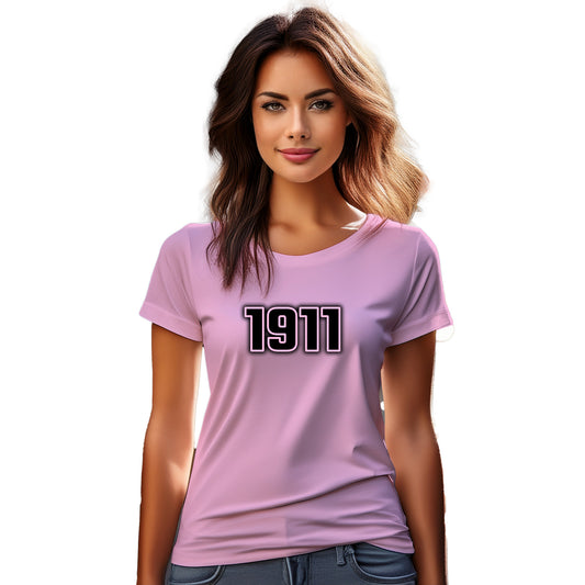 1911 Year Women T-Shirt (Light Pink)