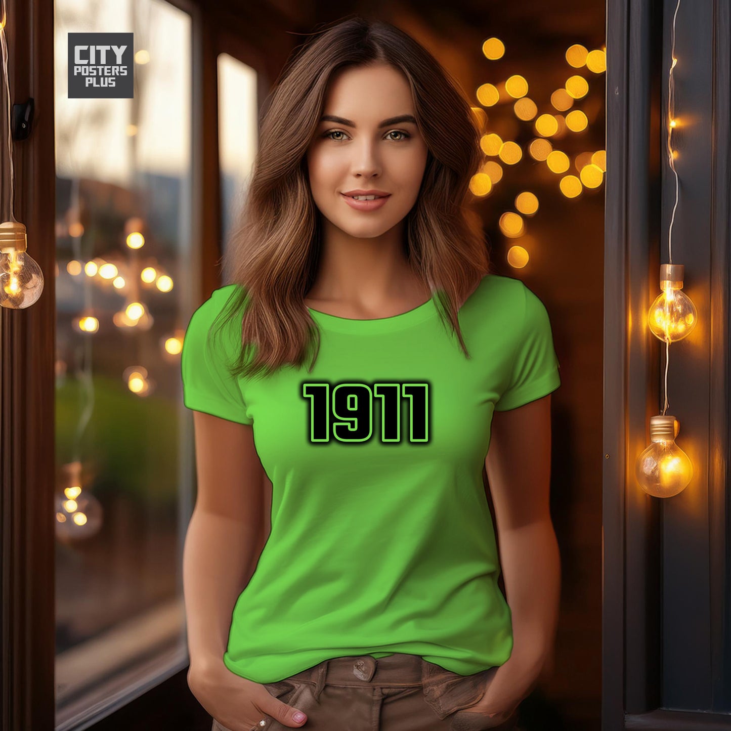 1911 Vintage Birth Year Women T-Shirt | City Posters Plus