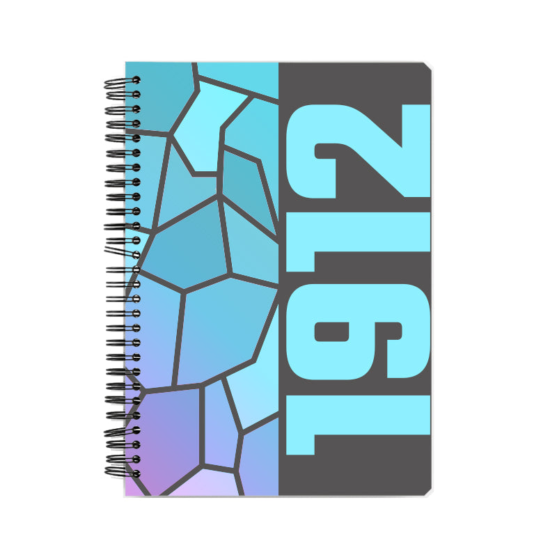 1912 Year Notebook (Charcoal Grey, A5 Size, 100 Pages, Ruled)