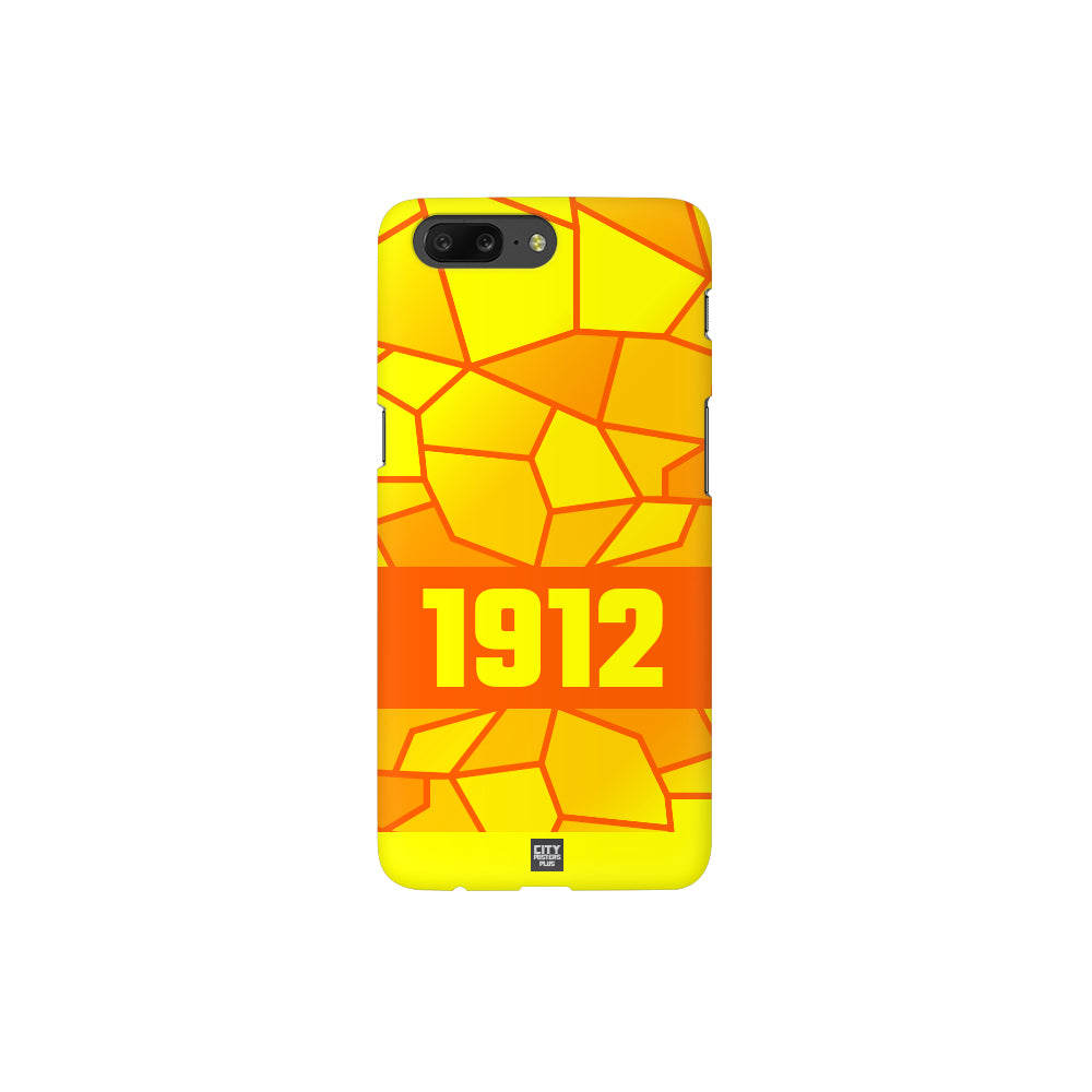 1912 Year Apple iPhone 14 Pro Max Glass Mobile Cover Cases (Orange)