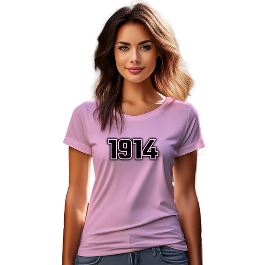 1914 Year Women T-Shirt (Light Pink)