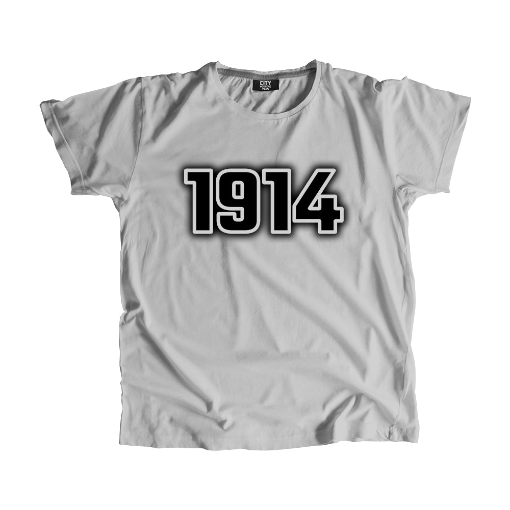 1914 Year Men Unisex T-Shirt (Melange Grey)