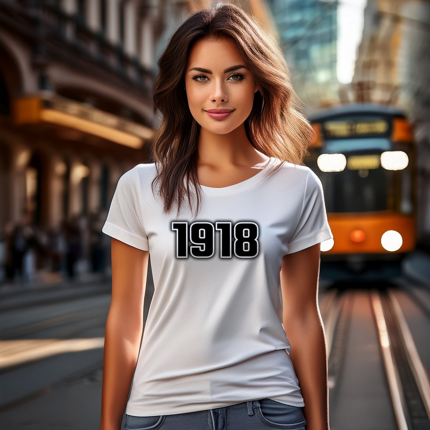1918 Year Women T-Shirt (White)