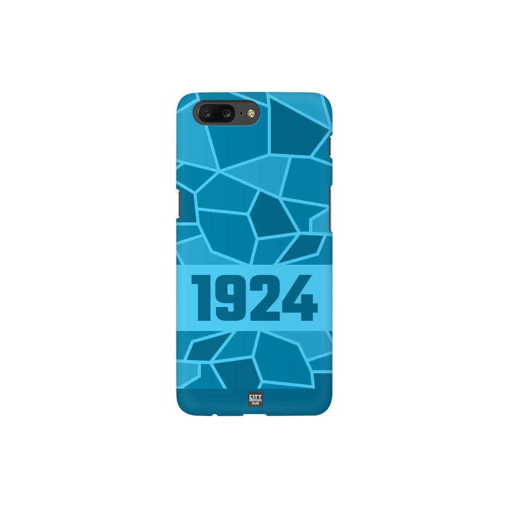 1924 Year Apple iPhone 14 Pro Max Glass Mobile Cover Cases (Sky Blue)