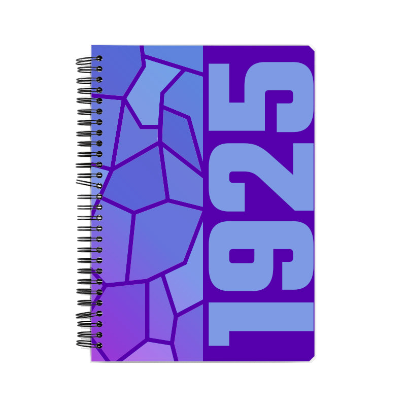 1925 Year Notebook (Purple, A5 Size, 100 Pages, Ruled)