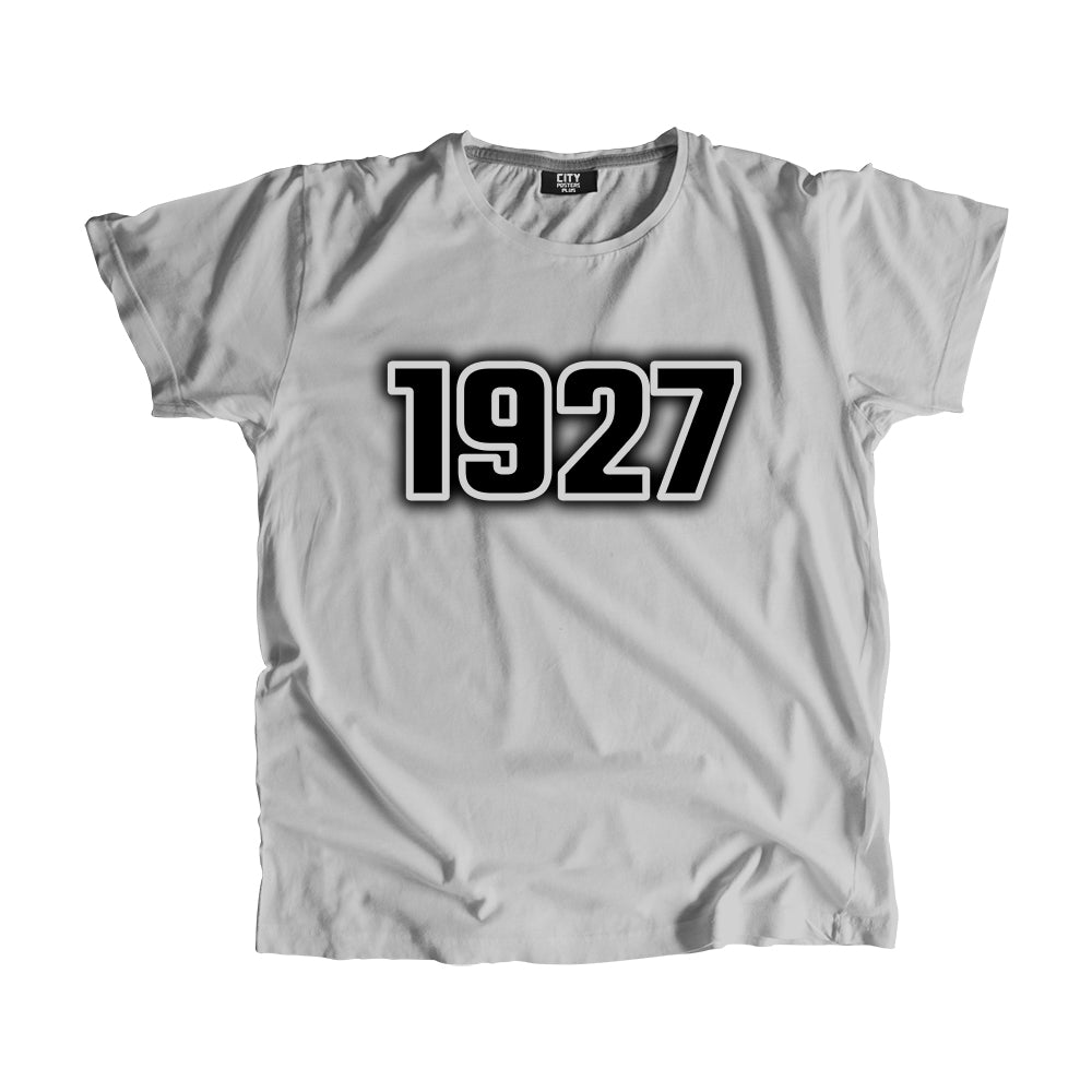 1927 Year Men Unisex T-Shirt (Melange Grey)