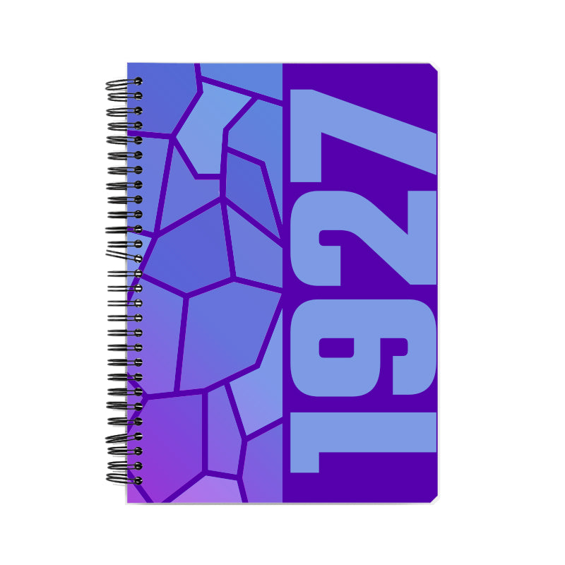 1927 Year Notebook (Purple, A5 Size, 100 Pages, Ruled)