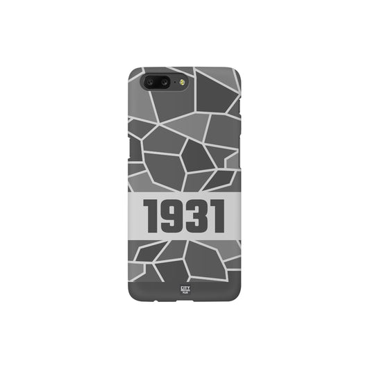 1931 Year Apple iPhone 14 Pro Max Glass Mobile Cover Cases (Melange Grey)