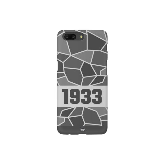 1933 Year Apple iPhone 14 Pro Max Glass Mobile Cover Cases (Melange Grey)