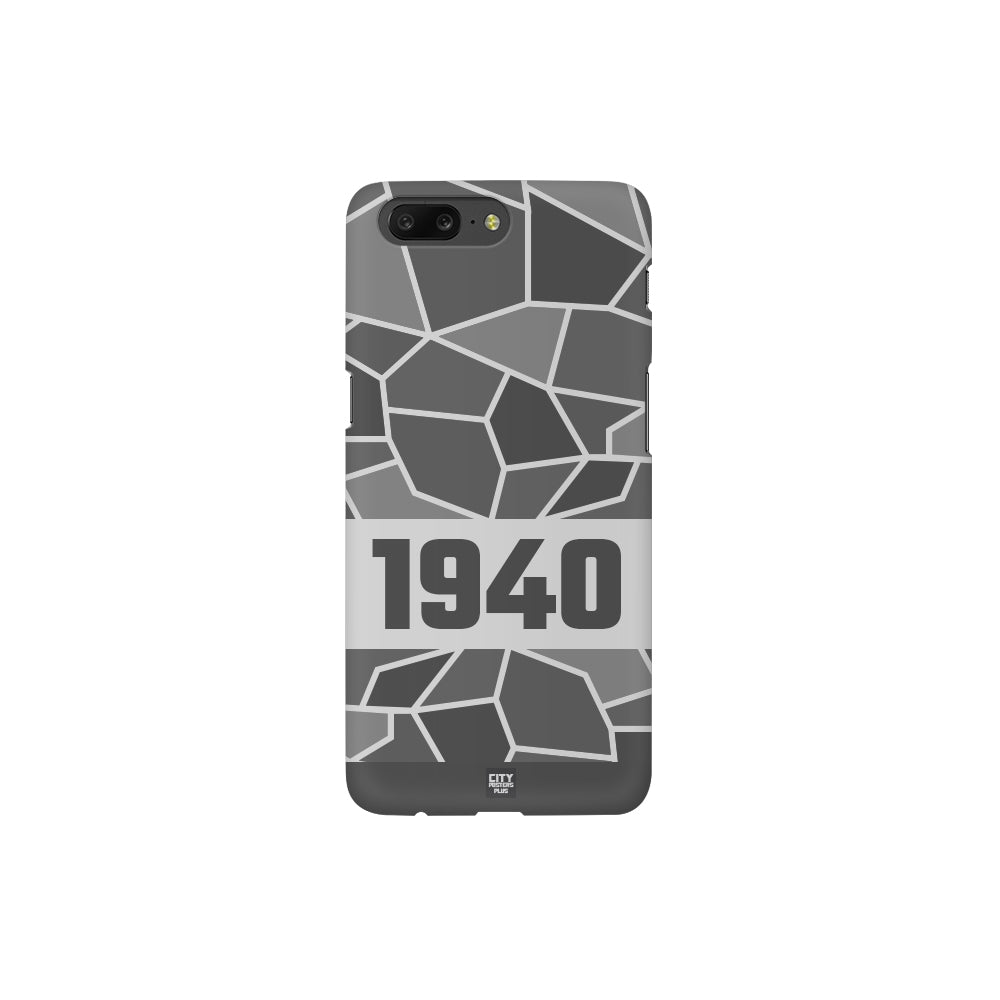 1940 Year Apple iPhone 14 Pro Max Glass Mobile Cover Cases (Melange Grey)