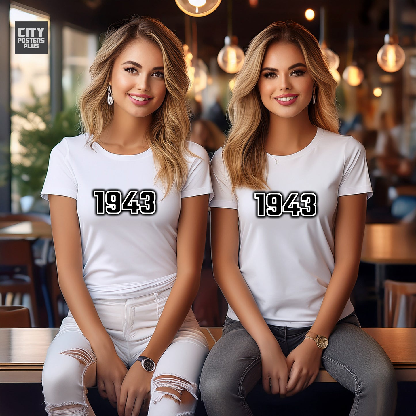 1943 Year Women T-Shirt (White)