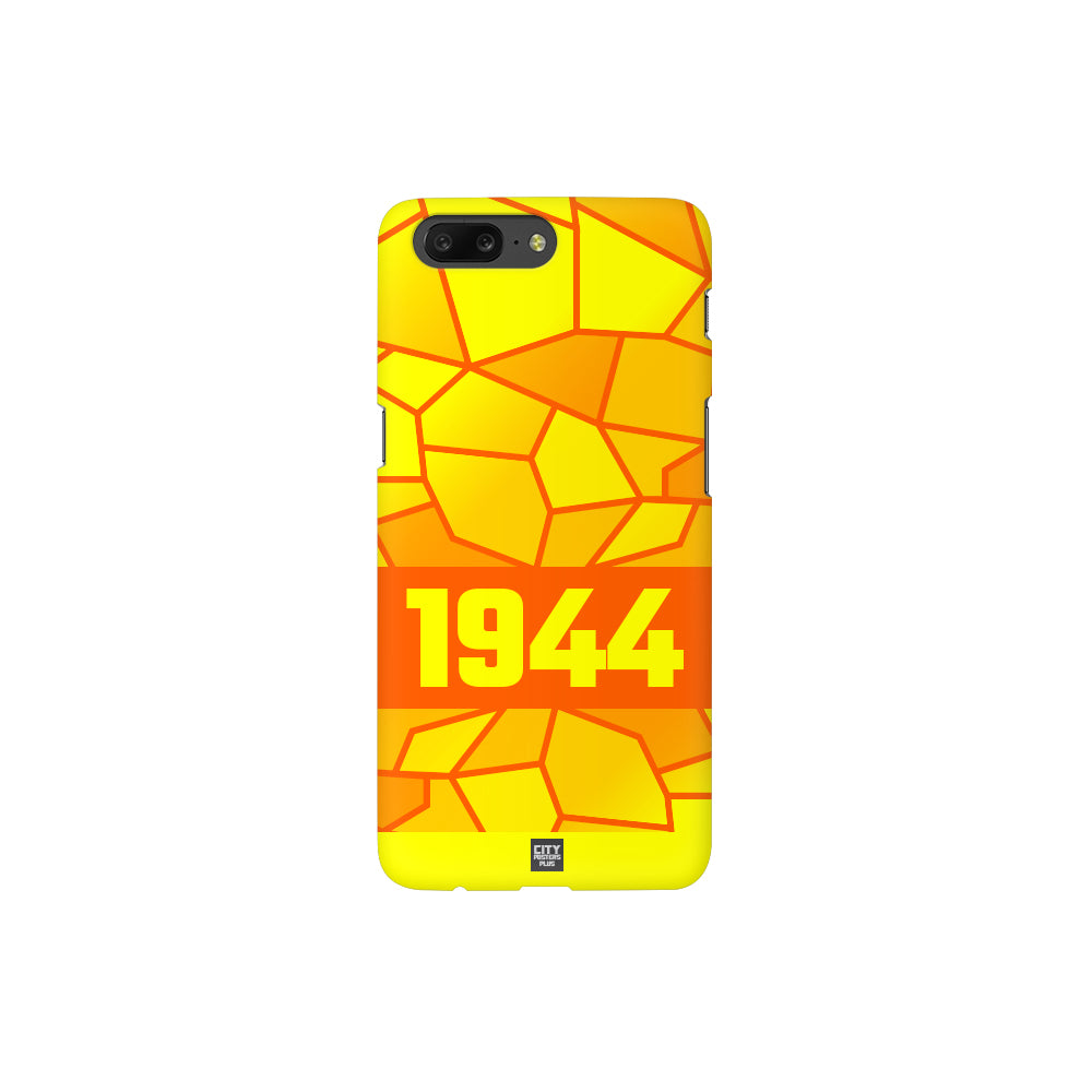 1944 Year Apple iPhone 14 Pro Max Glass Mobile Cover Cases (Orange)