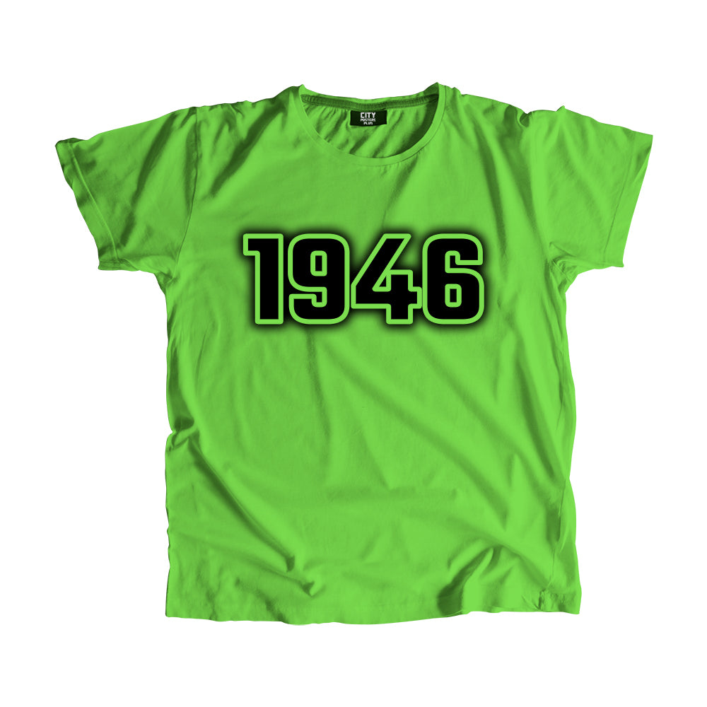 1946 Year Men Unisex T-Shirt (Liril Green)