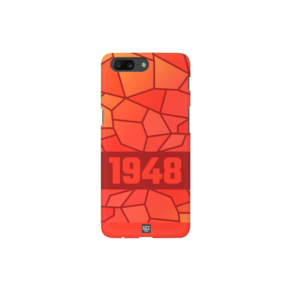 1948 Year Apple iPhone 14 Pro Max Glass Mobile Cover Cases (Red)