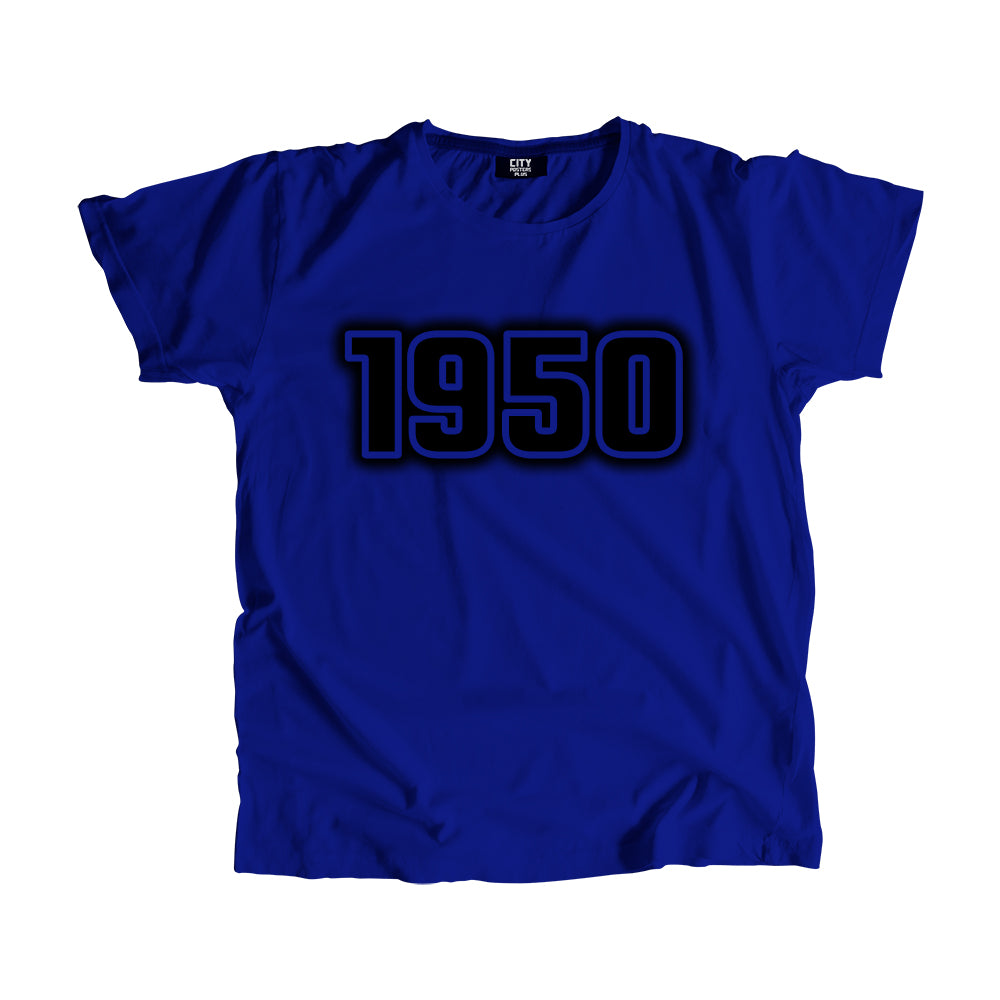 1950 Year Men Unisex T-Shirt (Royal Blue)