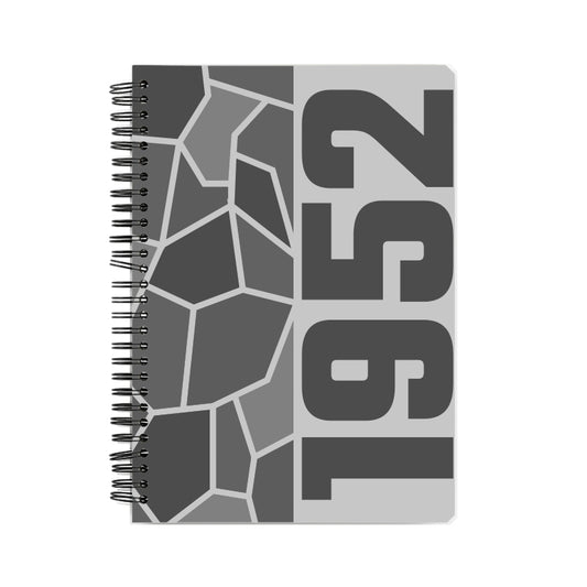 1952 Year Notebook (Melange Grey, A5 Size, 100 Pages, Ruled)