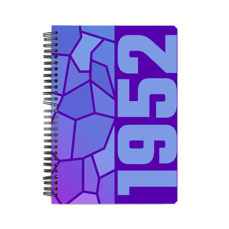 1952 Year Notebook (Purple, A5 Size, 100 Pages, Ruled)