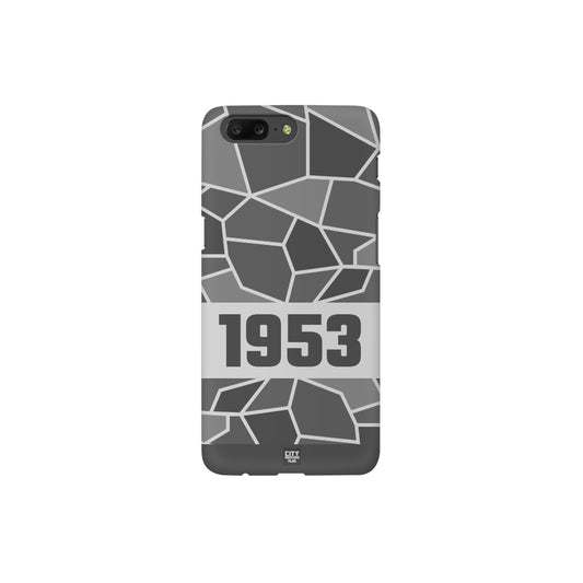 1953 Year Apple iPhone 14 Pro Max Glass Mobile Cover Cases (Melange Grey)