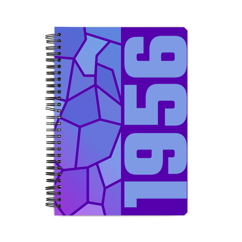 1956 Year Notebook (Purple, A5 Size, 100 Pages, Ruled)