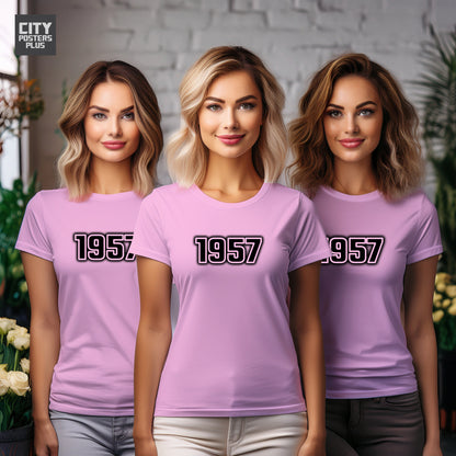 1957 Vintage Birth Year Women T-Shirt