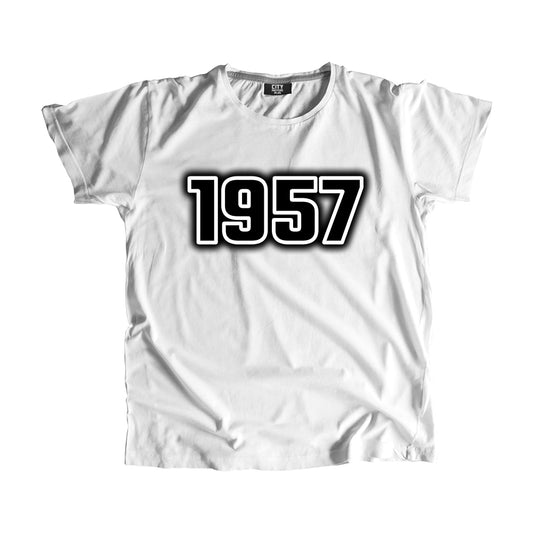 1957 Year Men Unisex T-Shirt (White)