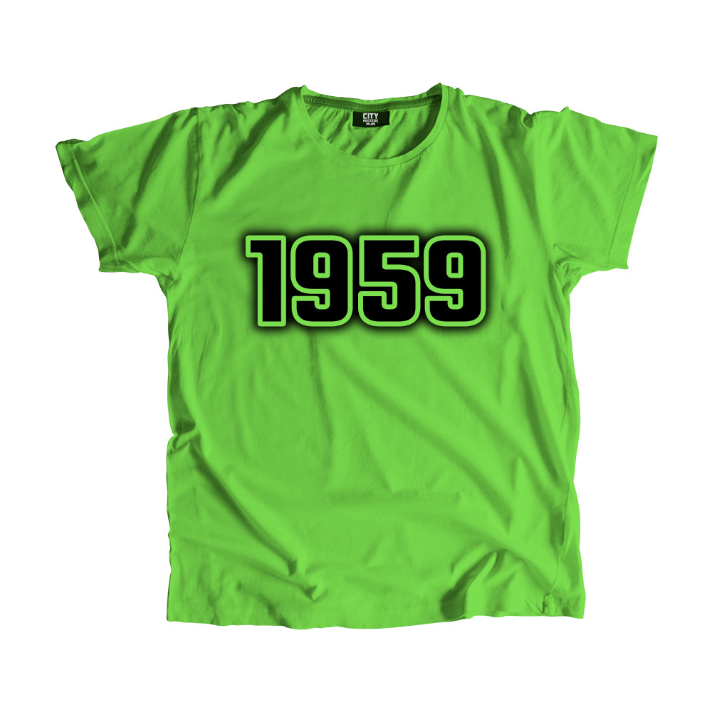 1959 Year Men Unisex T-Shirt (Liril Green)