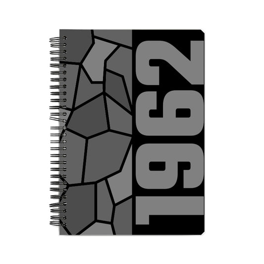 1962 Year Notebook (Black, A5 Size, 100 Pages, Ruled)