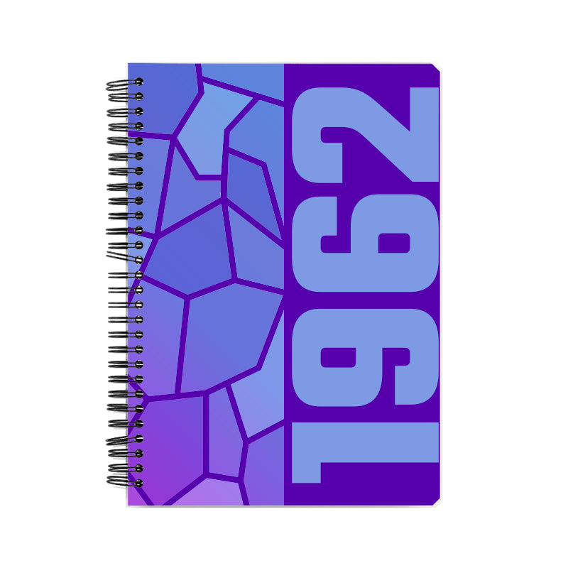 1962 Year Notebook (Purple, A5 Size, 100 Pages, Ruled)