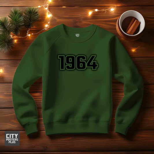 1964 Men Unisex Sweatshirt | Vintage Birth Year Gift Sweatshirt