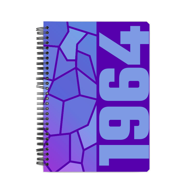 1964 Year Notebook (Purple, A5 Size, 100 Pages, Ruled)