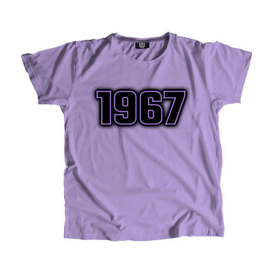 1967 Vintage Heritage Year Men Unisex T-Shirt (Iris Lavender)