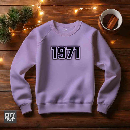 1971 Men Unisex Sweatshirt | Vintage Birth Year Gift Sweatshirt