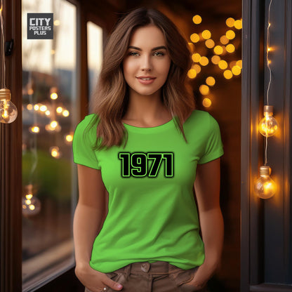 1971 Vintage Birth Year Women T-Shirt