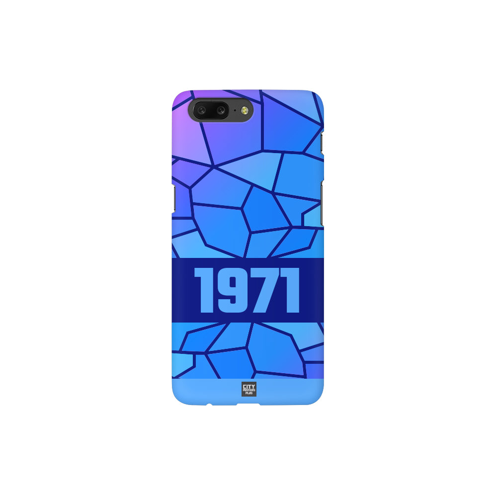 1971 Year Apple iPhone 14 Pro Max Glass Mobile Cover Cases (Royal Blue)