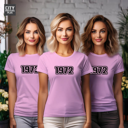 1972 Vintage Birth Year Women T-Shirt