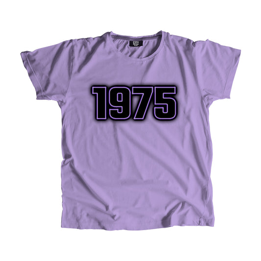 1975 Vintage Heritage Year Men Unisex T-Shirt (Iris Lavender)