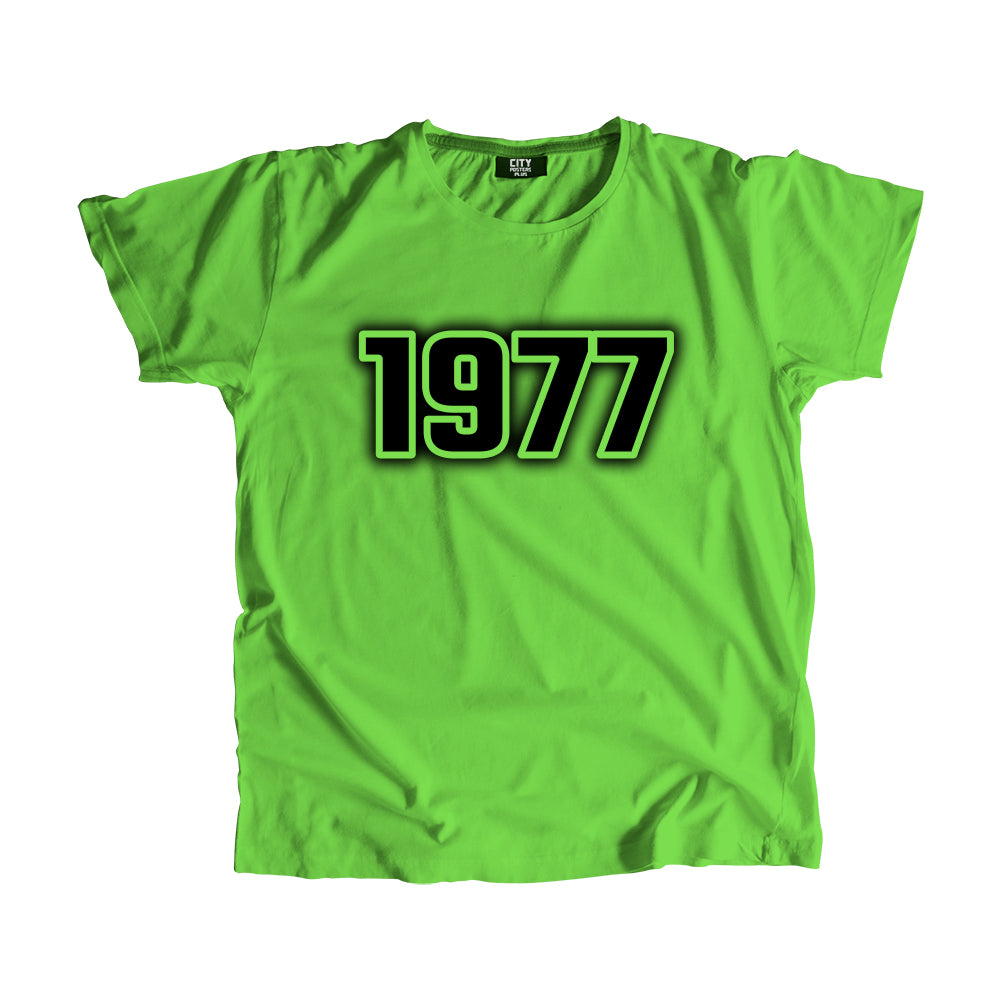 1977 Year Men Unisex T-Shirt (Liril Green)