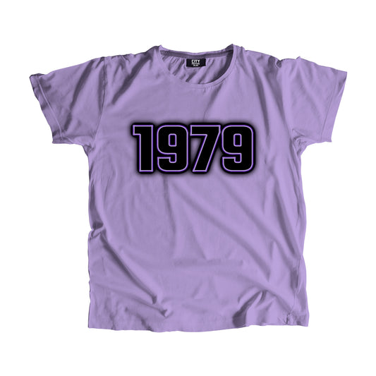 1979 Year Men Unisex T-Shirt (Iris Lavender)