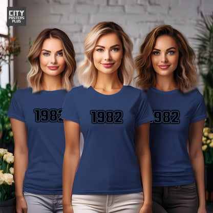 1982 Vintage Birth Year Women T-Shirt