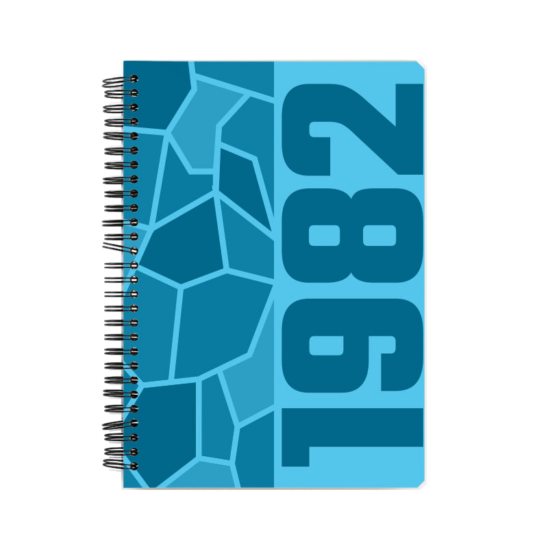 1982 Year Notebook (Sky Blue, A5 Size, 100 Pages, Ruled)