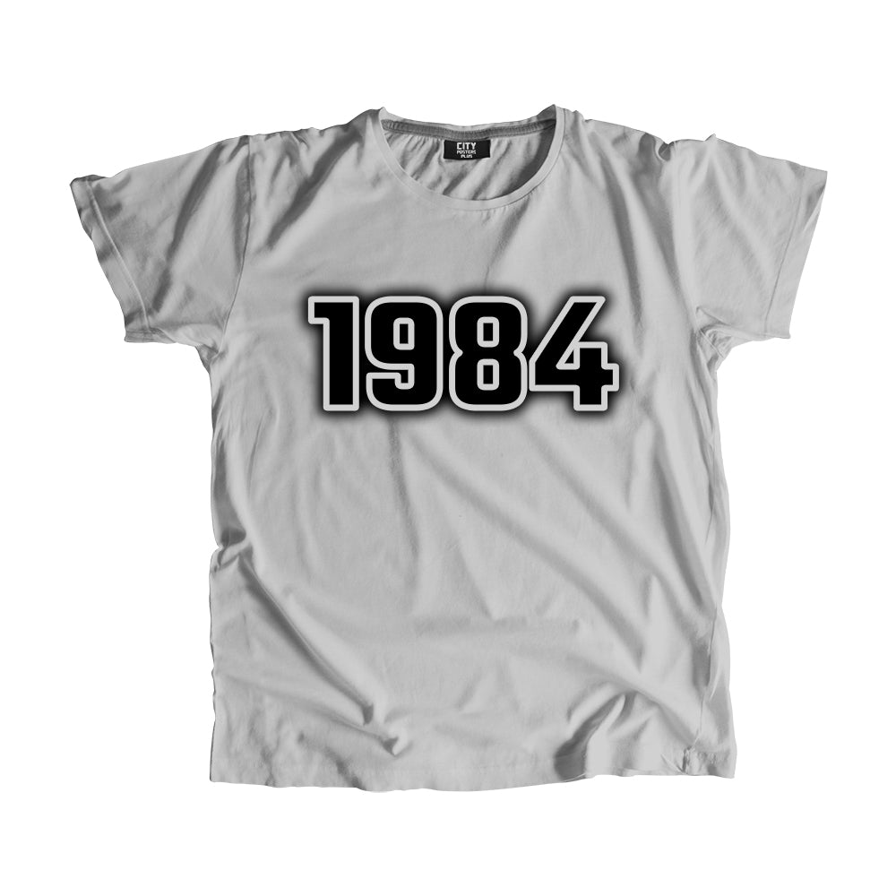1984 Vintage Heritage Year Men Unisex T-Shirt (Melange Grey)