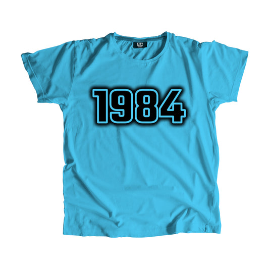 1984 Year Men Unisex T-Shirt (Sky Blue)